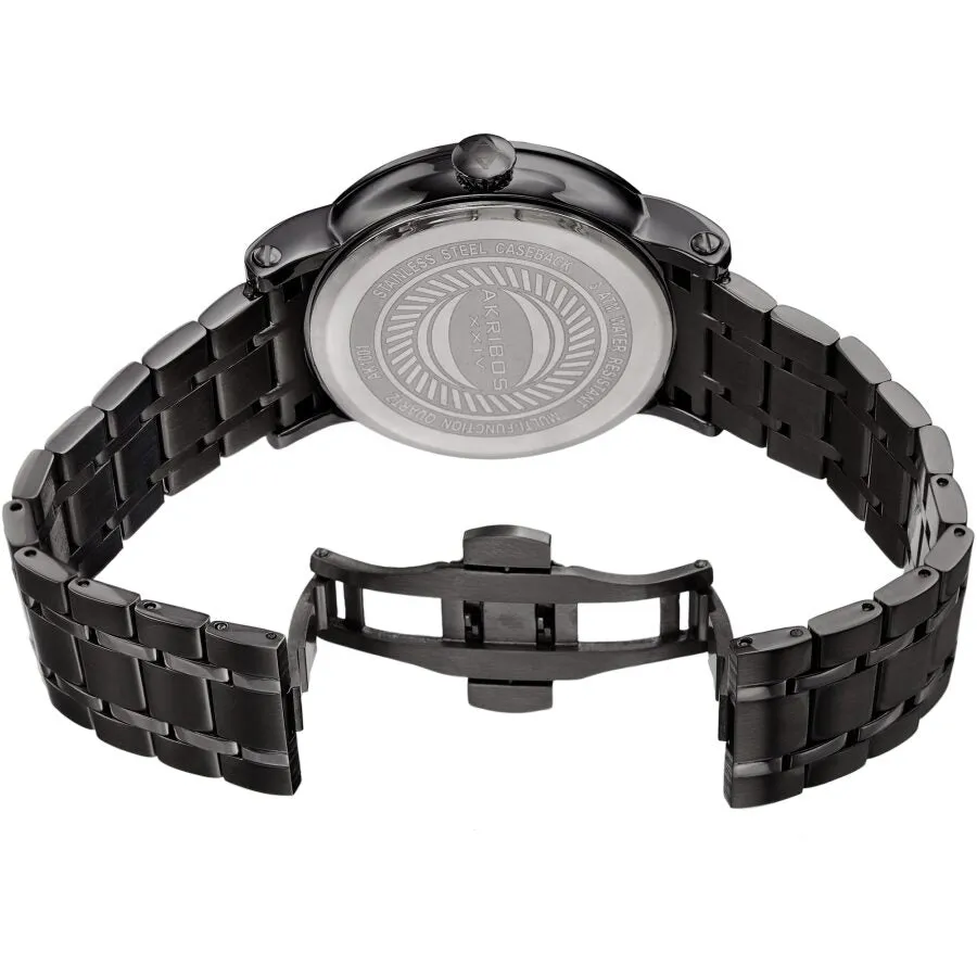Akribos Xxiv Black Dial Men's Watch AK1001BK