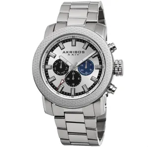 Akribos Xxiv White Men's Watch AK684SS