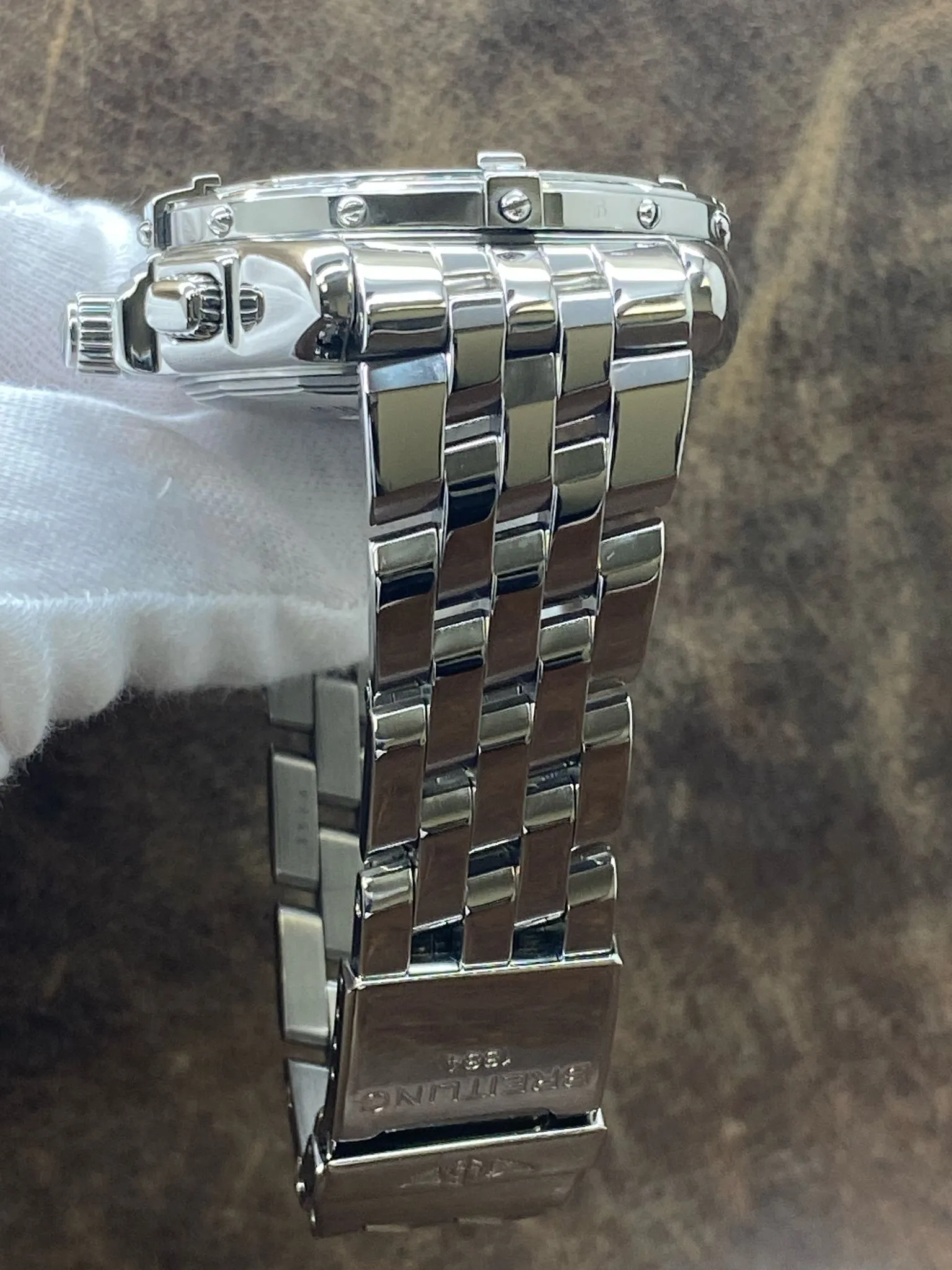 Breitling Crosswind UTC 44mm A44355 White Dial Automatic Men's Watch