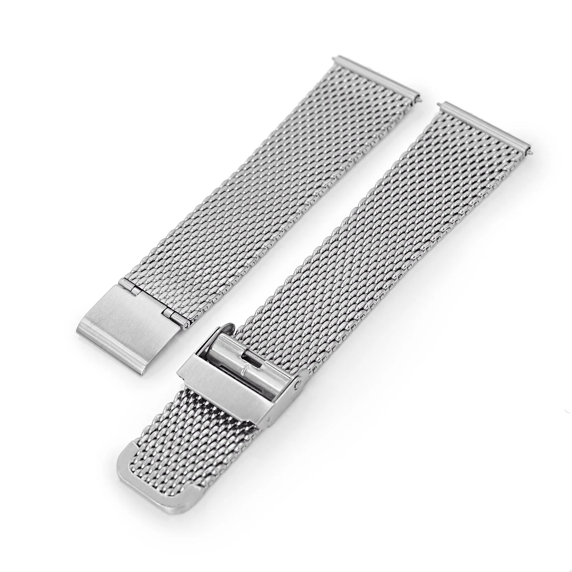 Classic Tapered Quick Release Mesh Band, Brushed