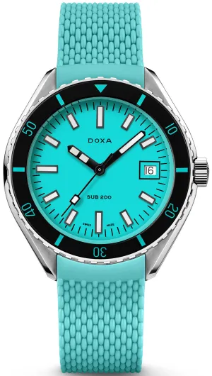 DOX Watch Sub 2 Aquamarine Rubber