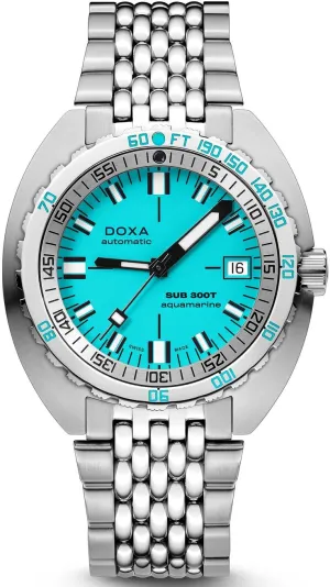 DOX Watch SUB 3T Aquamarine Bracelet