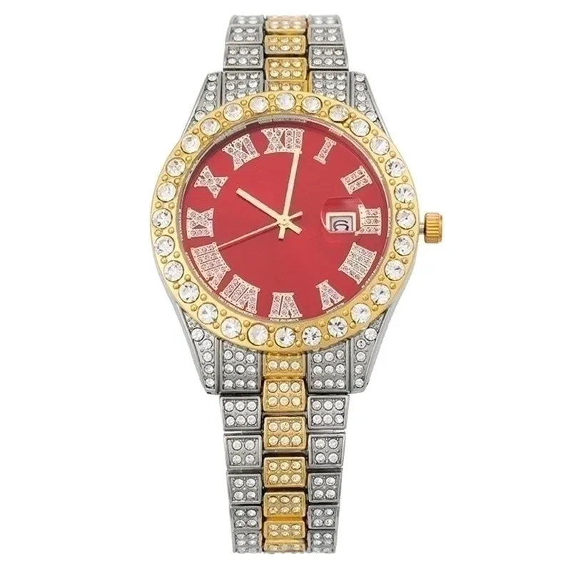 Elegant Luxurious Geometric Double Side Snaps Quartz Women's Watches