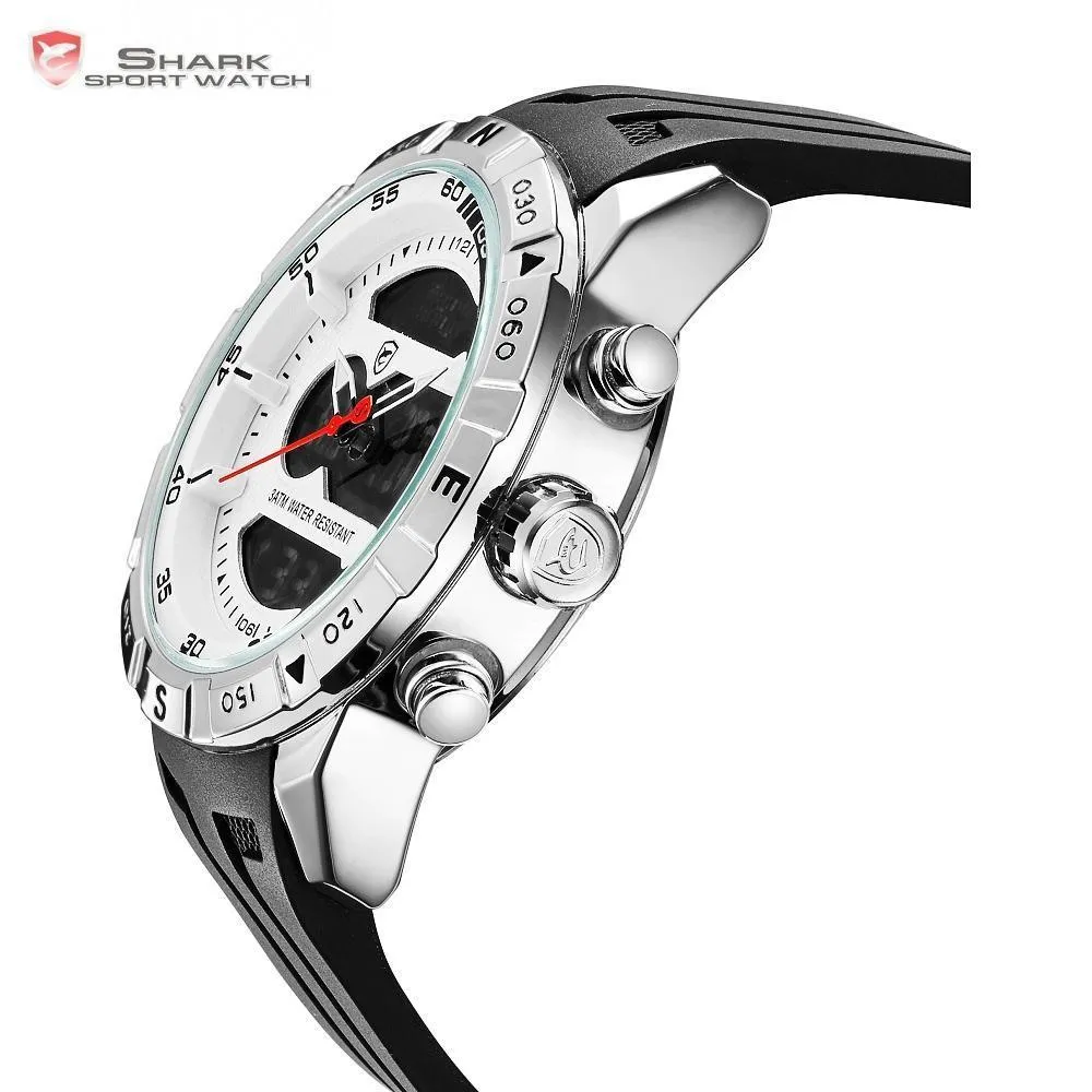 HOOKTOOTH Shark Sport watch Silver/White SW 595/598