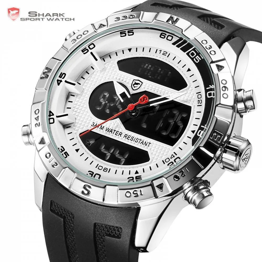 HOOKTOOTH Shark Sport watch Silver/White SW 595/598