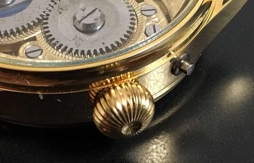 IWC Pocket Watch convereted Wristwatch 1889 Skeleton