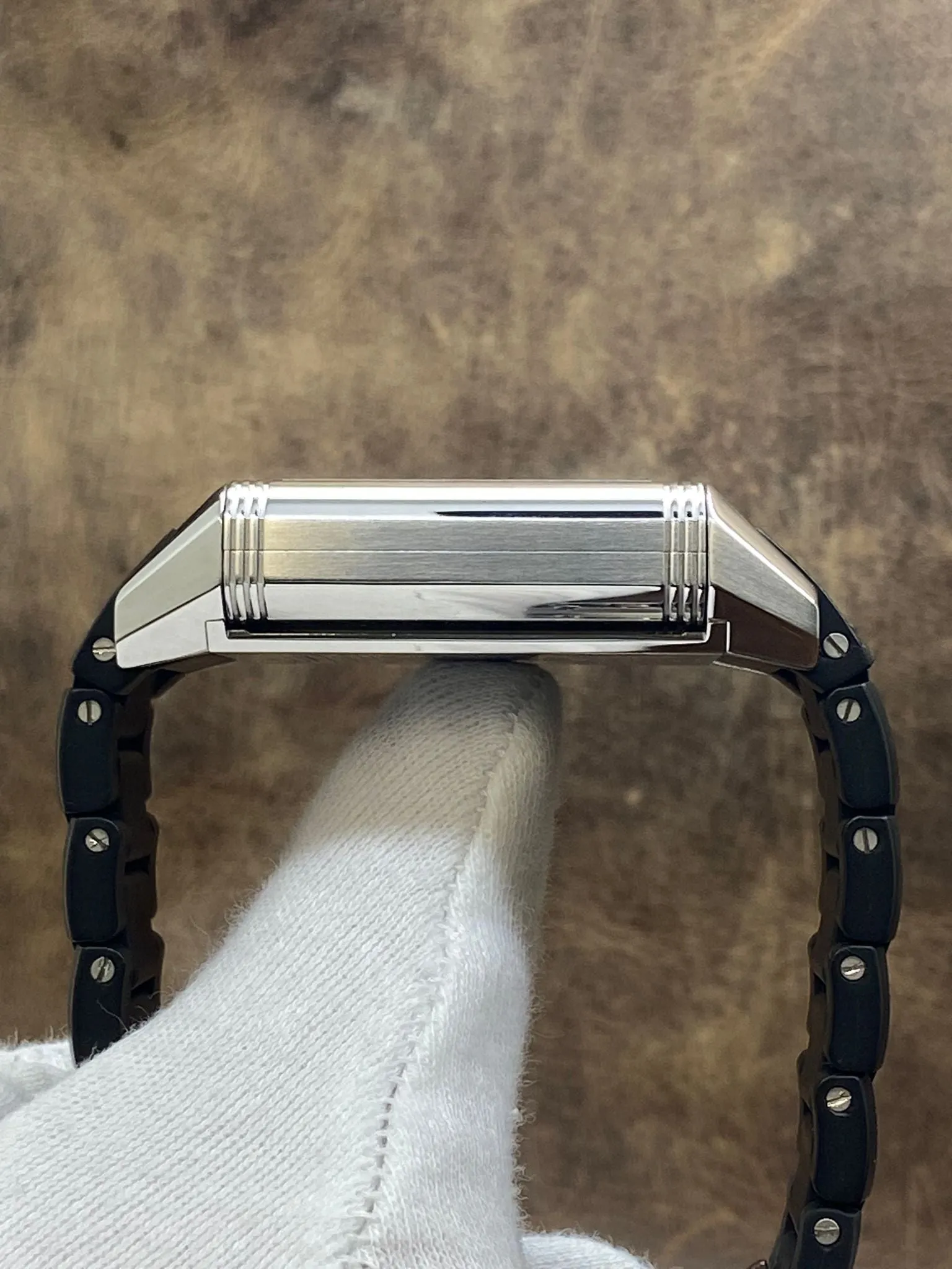 Jaeger-Lecoultre Reverso Squadra Hometime 230.8.77 Black Dial Automatic Men's Watch