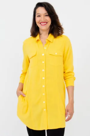 Jules Blouse, Wallflower, Linen Bamboo