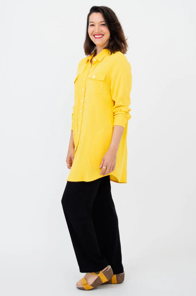 Jules Blouse, Wallflower, Linen Bamboo