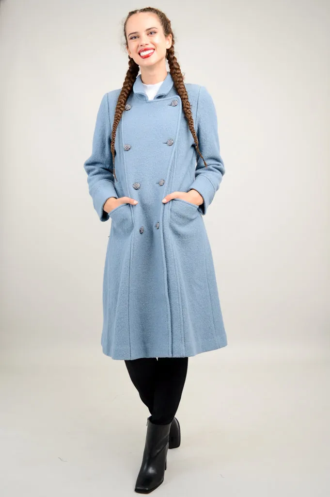 Longford Coat, Ocean, Wool