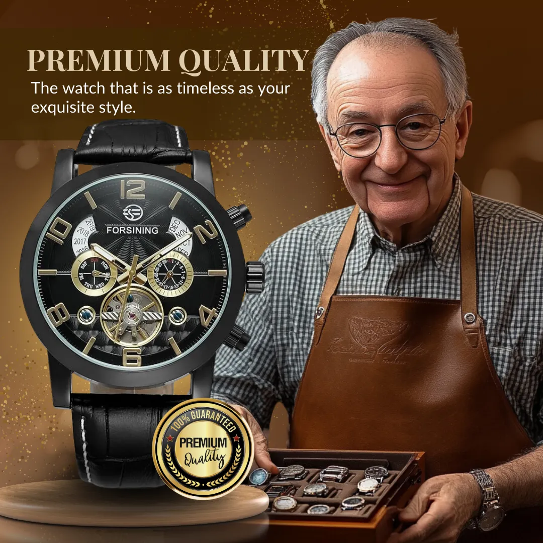 Luxury Tourbillon Automatic Mechanical Watch