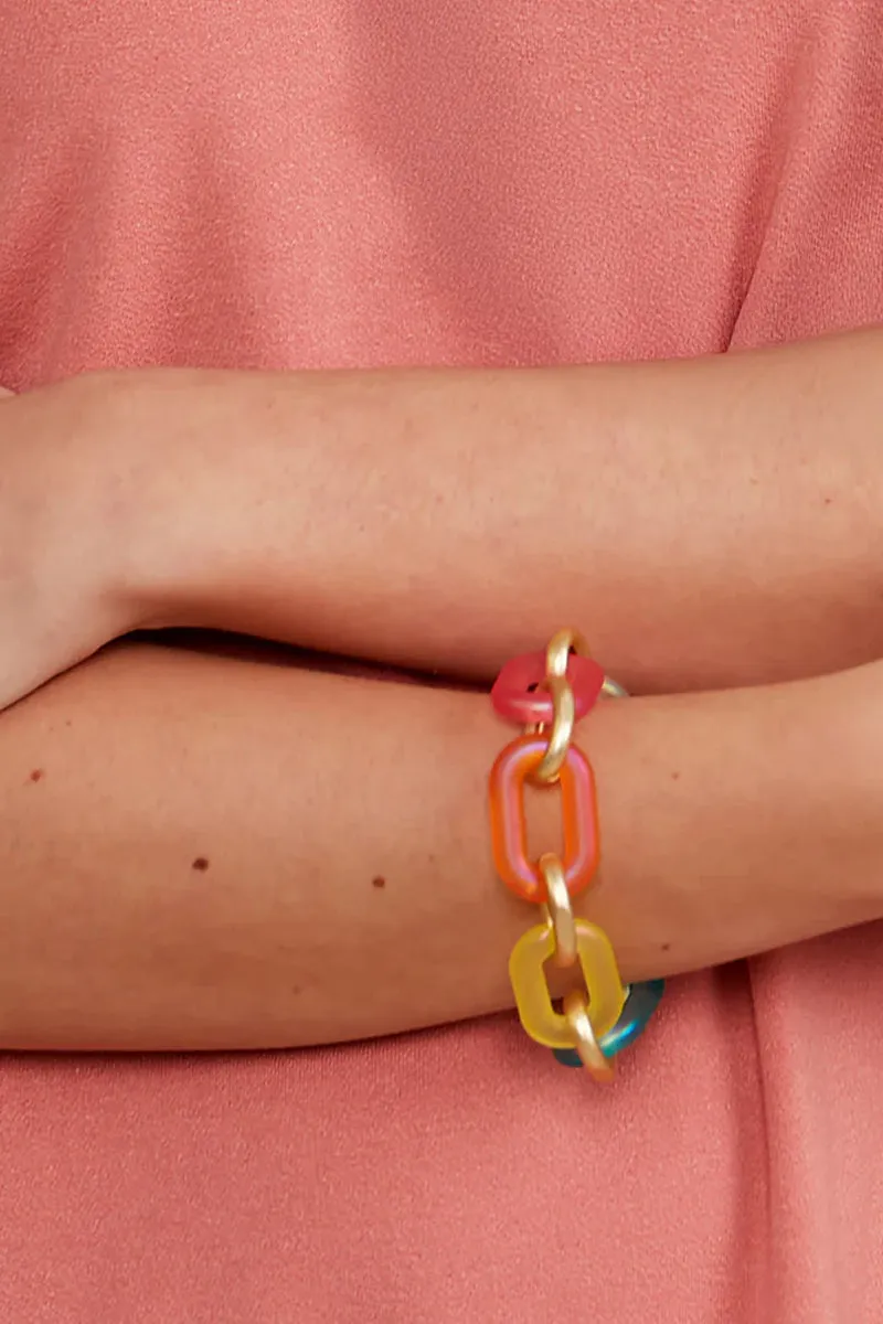 Resin Link Bracelet