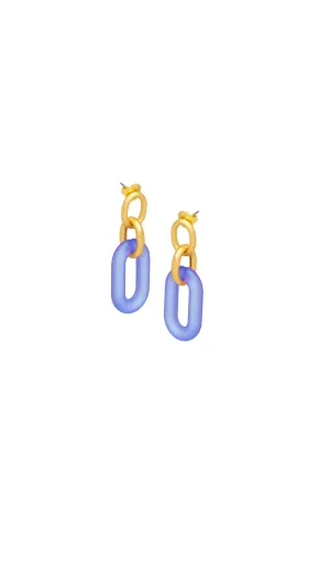 Resin Link Earrings