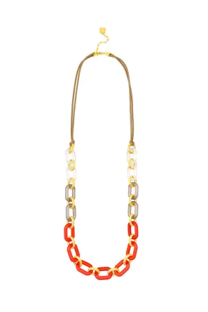 Resin Link Long Necklace
