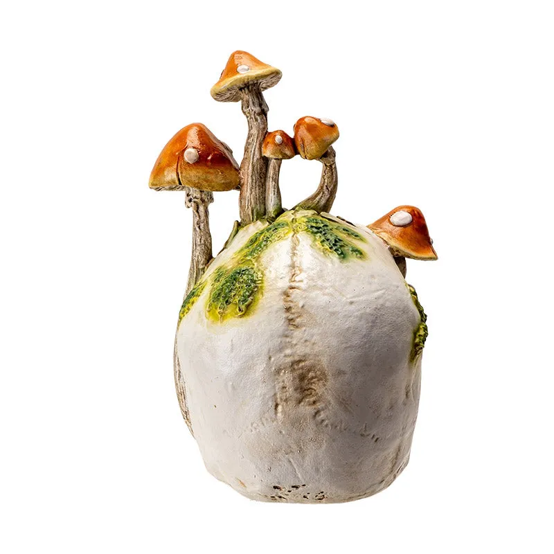Skull - With Mushrooms