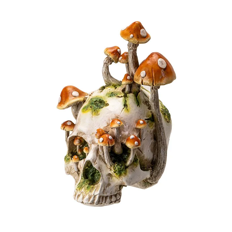 Skull - With Mushrooms